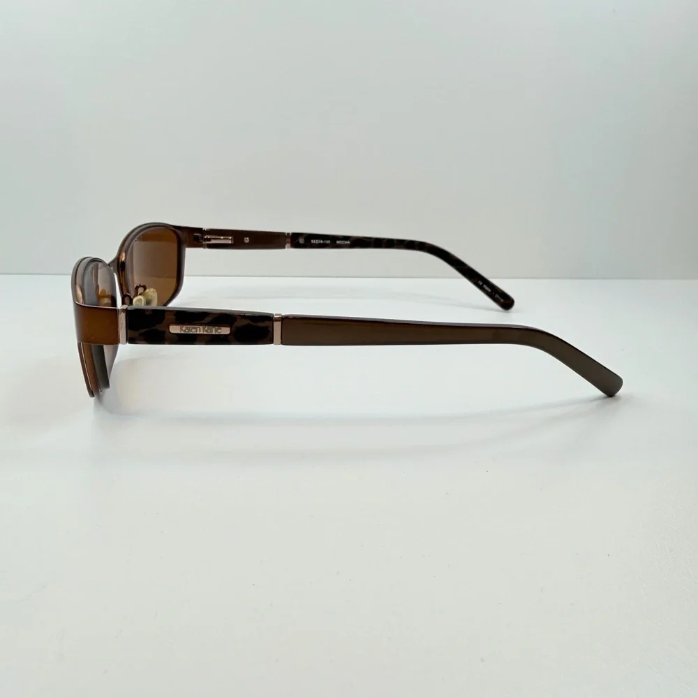 KAREN KANE WOOD ROSE MOCHA KAREN KANE SUNGLASSES/EYEGLASSES FRAME ONLY 53•16•135